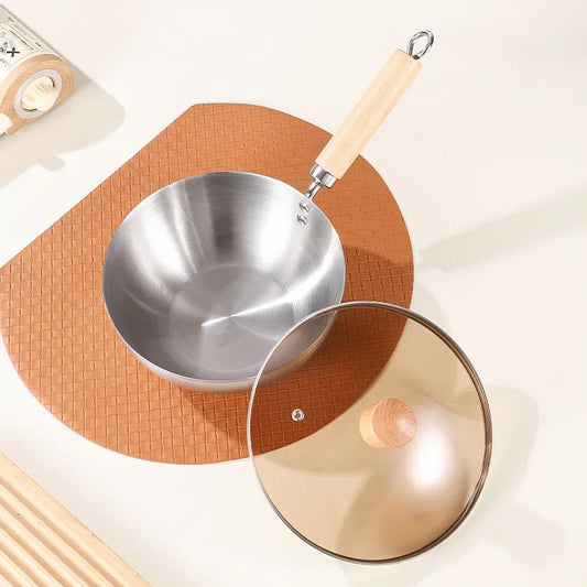 STEEL WOK WOOD