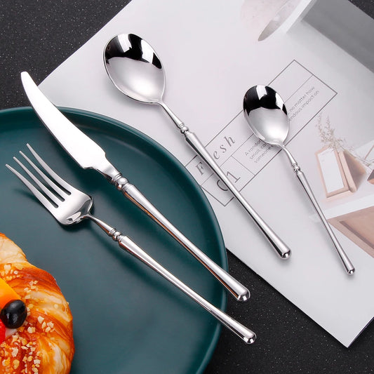 SILVER CUTLERY SET