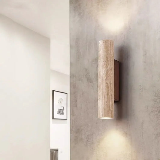 TRAVERTINE WALL LIGHT