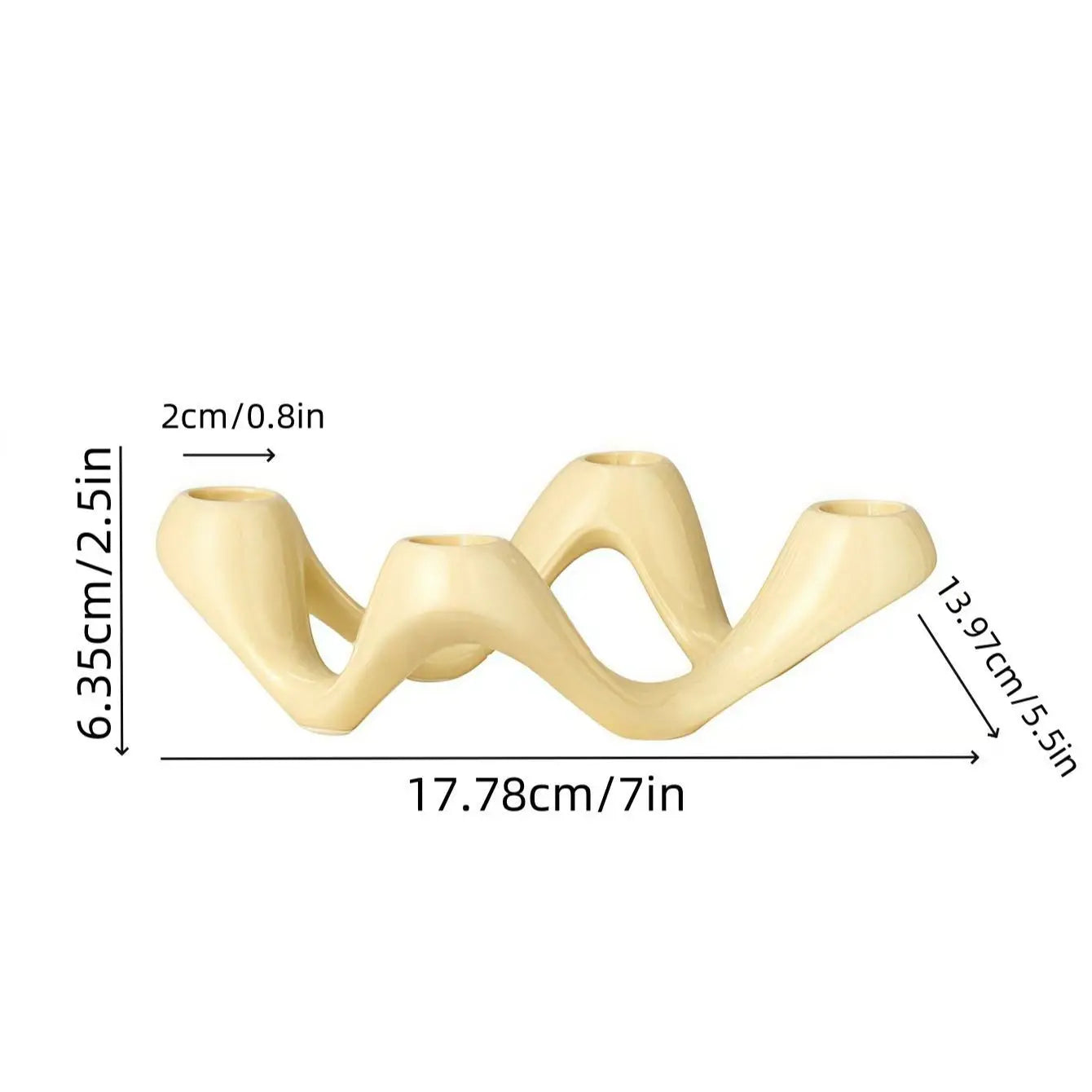 BEIGE CANDLEABRA