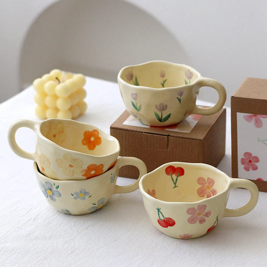 COFFEE CUPS FLOWER