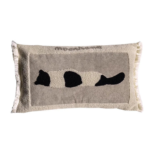 EMBROIDERY CAT PILLOW