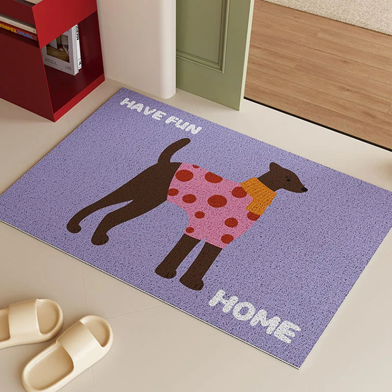DOORMAT PURPLE