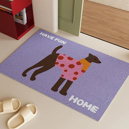 DOORMAT PURPLE