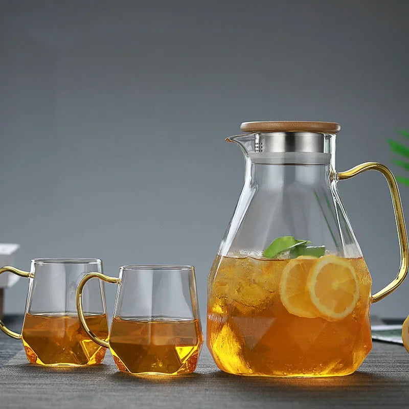 GLASS TEAPOT SET