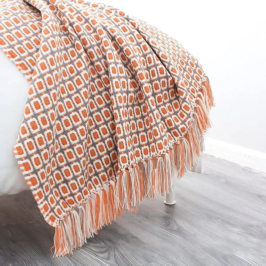 KNITTED PATTERN BLANKET