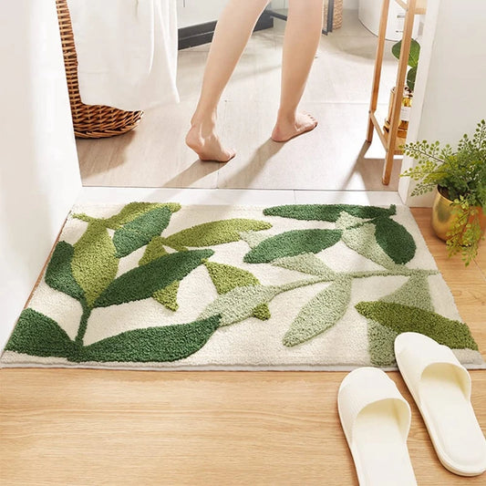 FLORAL BATH MAT