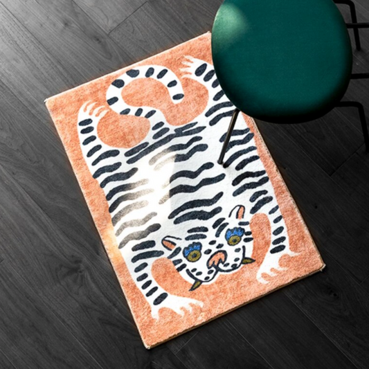 ORANGE TIGER CARPET - CASA PAPAYA | HOME