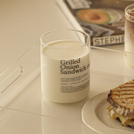 GRILLED ONION SANDWICH GLASS - CASA PAPAYA | HOME