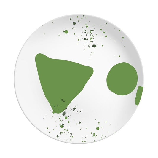 GREEN COLOR BAMBOO PLATE