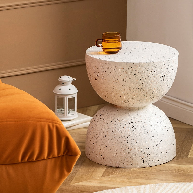 HOURGLASS SIDE TABLE