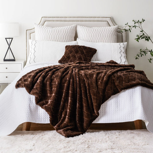 SOFT BROWN BLANKET