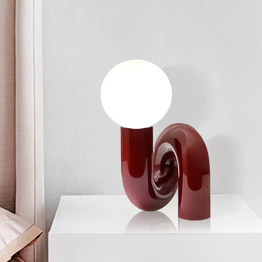 CURVED RESIN LAMP