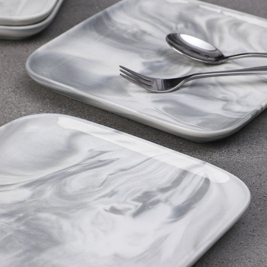 SQUARE DESSERT PLATE SET