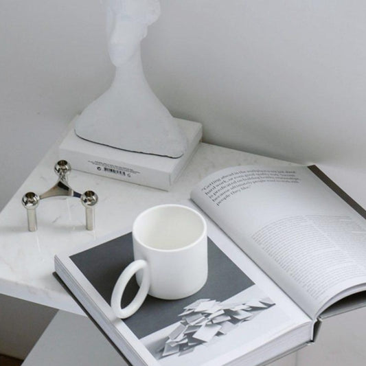 ROUND HANDGRIP CUP - WHITE