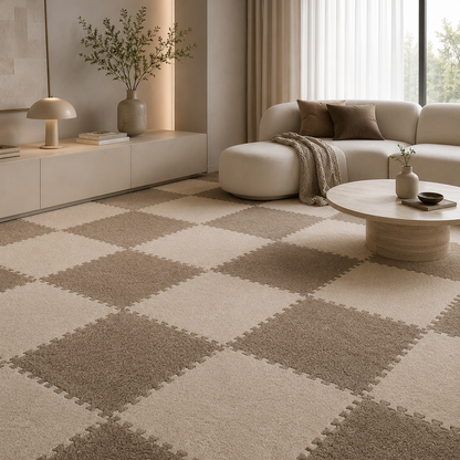 COLORED PUZZLE CARPET 10 PCS