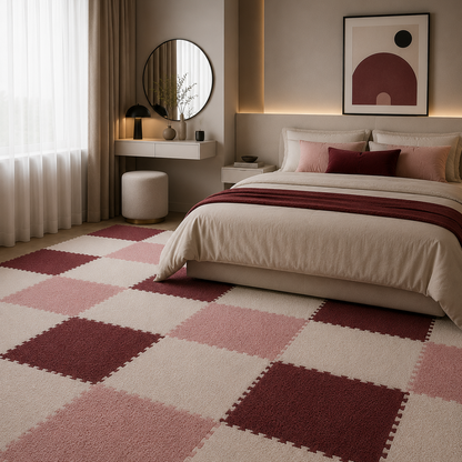 COLORED PUZZLE CARPET 10 PCS