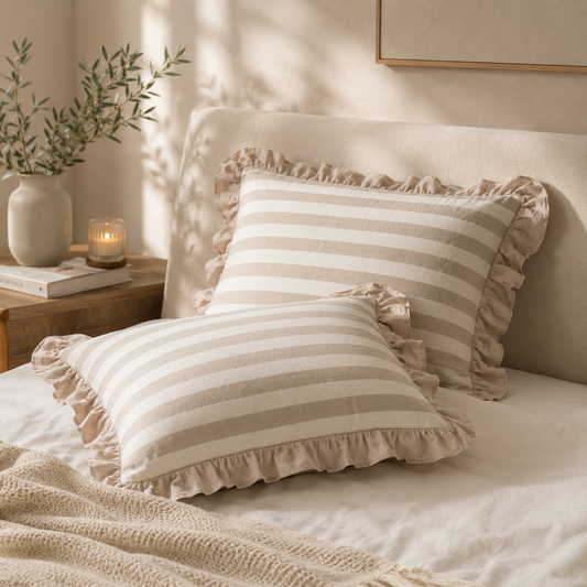 COTTON PILLOWCASE STRIPES HERMOSA