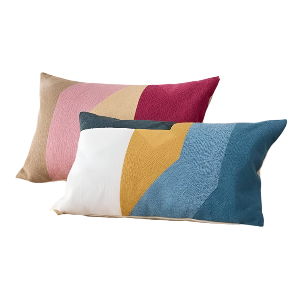 GEOMETRIC PATTERN CUSHION COVER