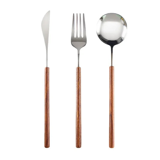 ROSEWOOD CUTLERY SET