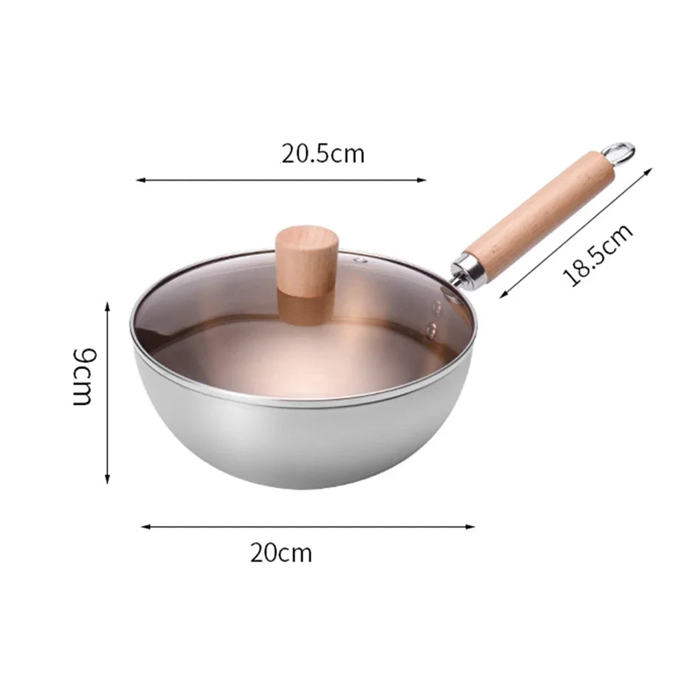 STEEL WOK WOOD