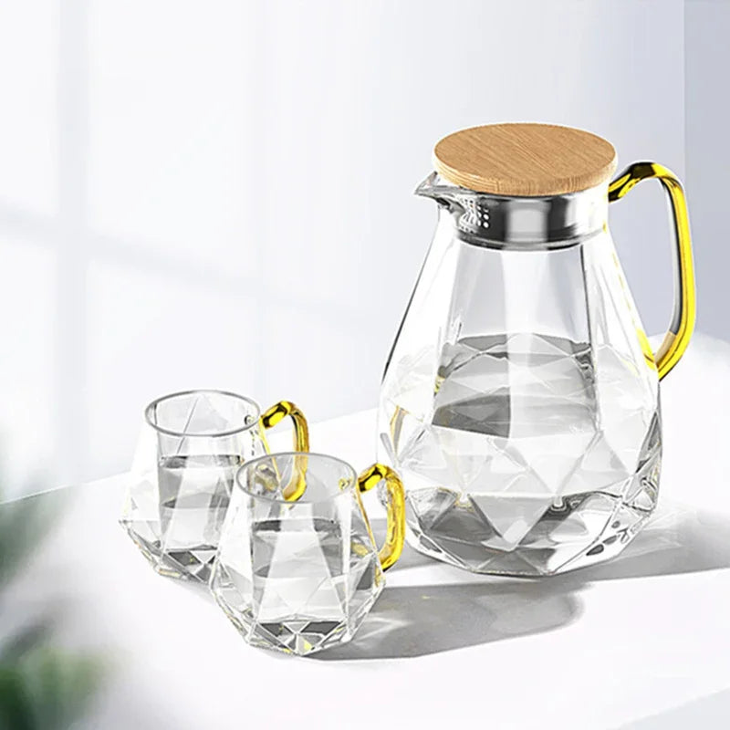 GLASS TEAPOT SET