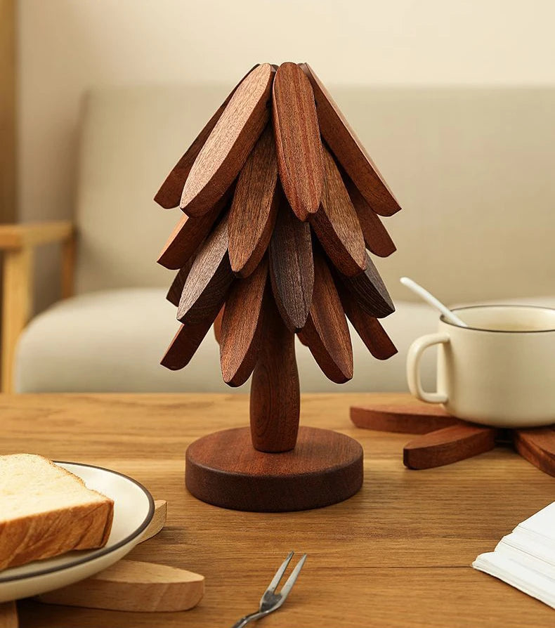 WOODEN TREE COASTER