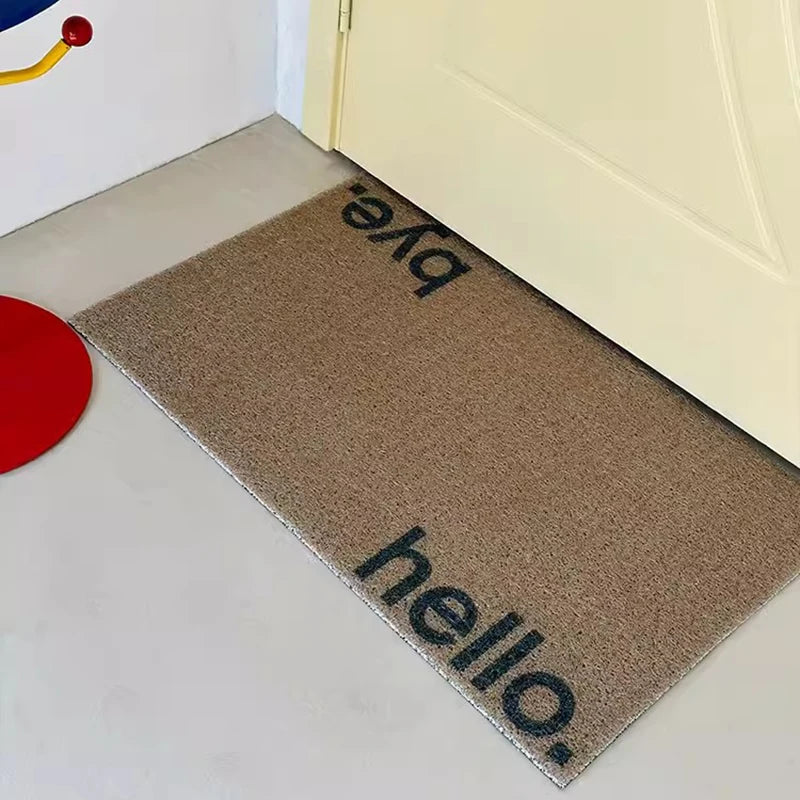 hello.bye. DOORMAT