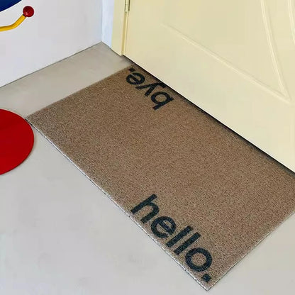 hello.bye. DOORMAT