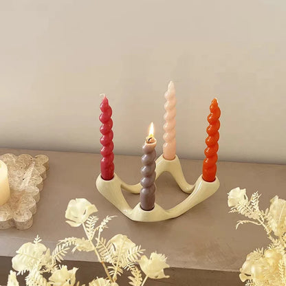 BEIGE CANDLEABRA
