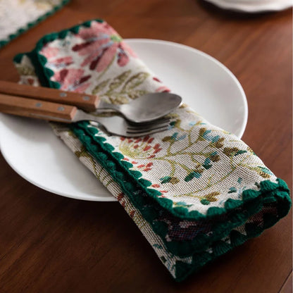 FLOWER TABLE MAT COLOUR 4 PCS