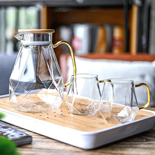 GLASS TEAPOT SET
