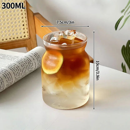 RIBBED GLASS CUP JOSI