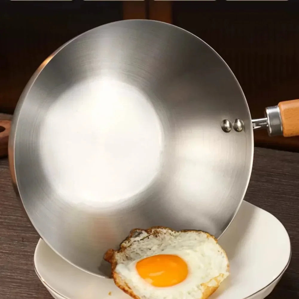 STEEL WOK WOOD