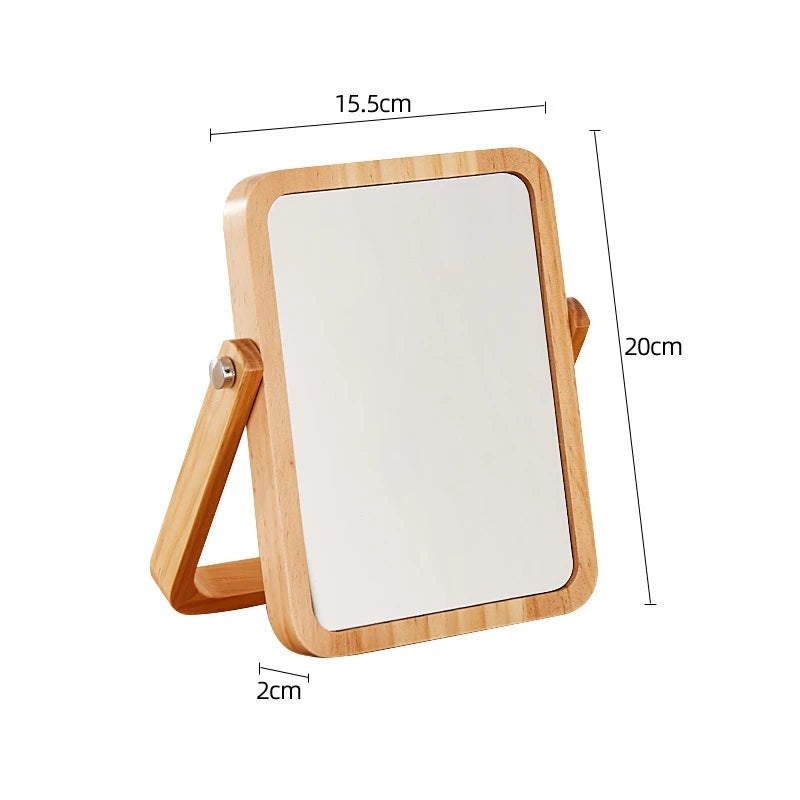 MIRROR WOOD FRAME LIGHT