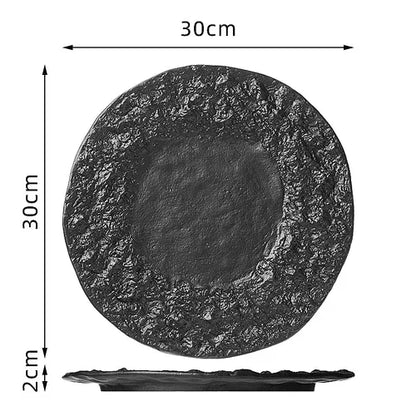 STONE DINING PLATE OBIO
