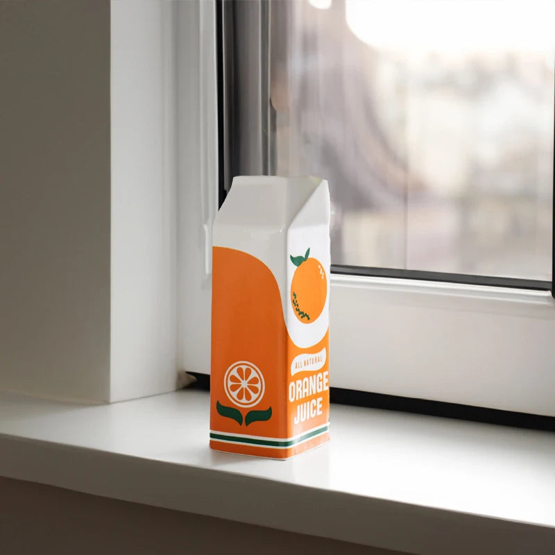 ORANGE JUICE VASE