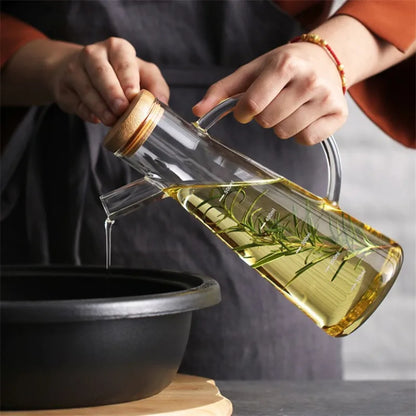 GLASS OIL BOTTLE