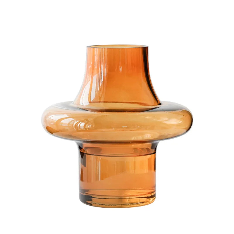 GLASS VASE SATURN