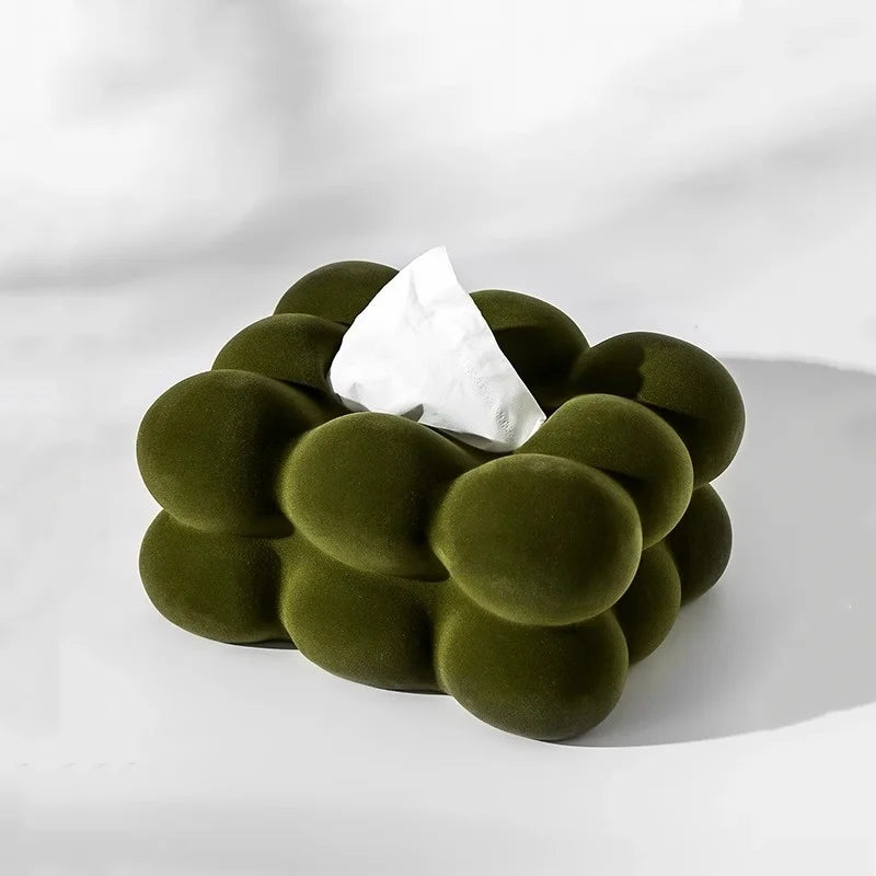 FLOCKED PORCELAIN BOXES