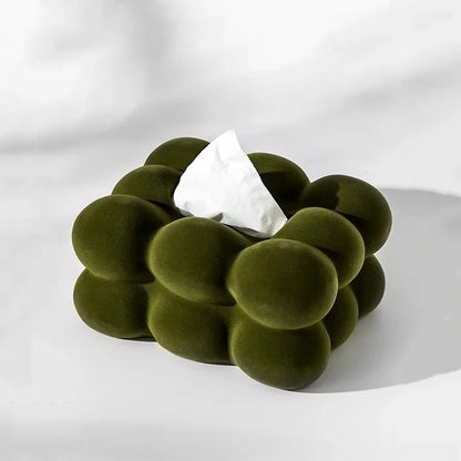 FLOCKED PORCELAIN BOXES