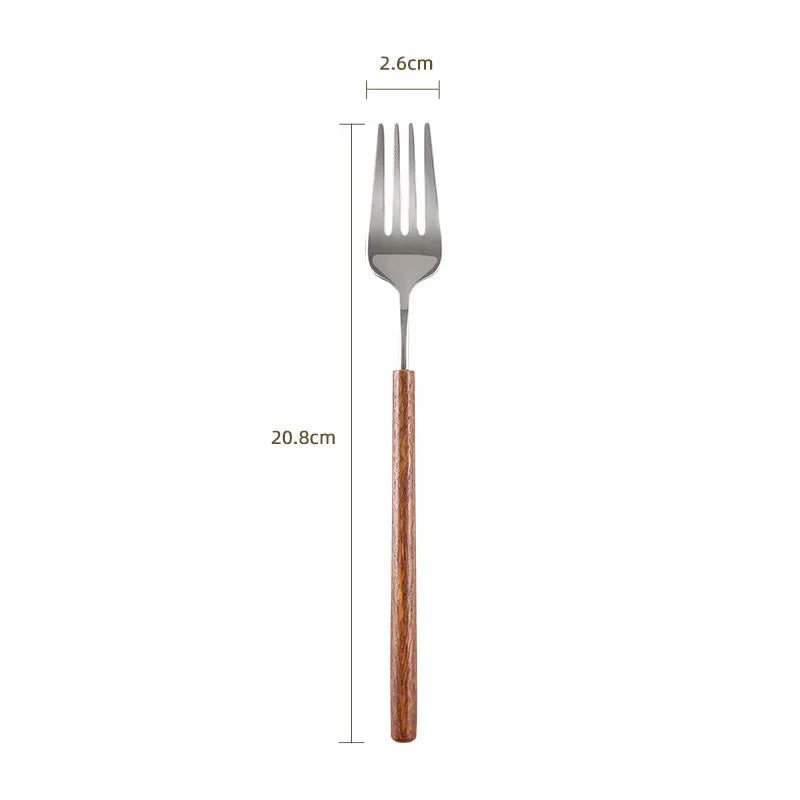 ROSEWOOD CUTLERY SET
