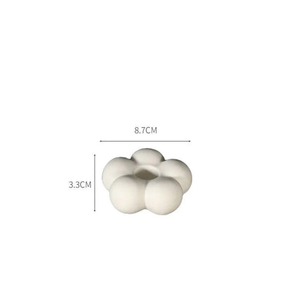 FLOWER CERAMIC CANDLE HOLDER