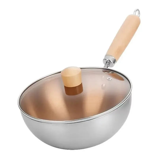 STEEL WOK WOOD