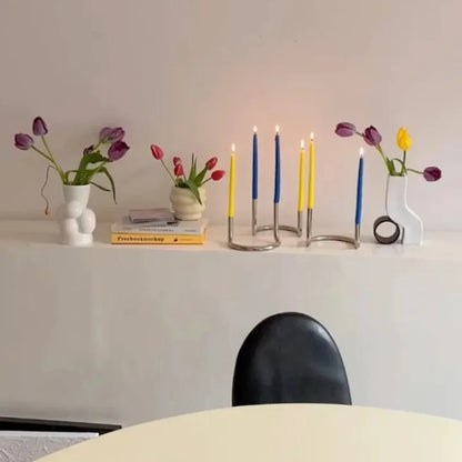 U-SHAPED CANDLESTICK HOLDER
