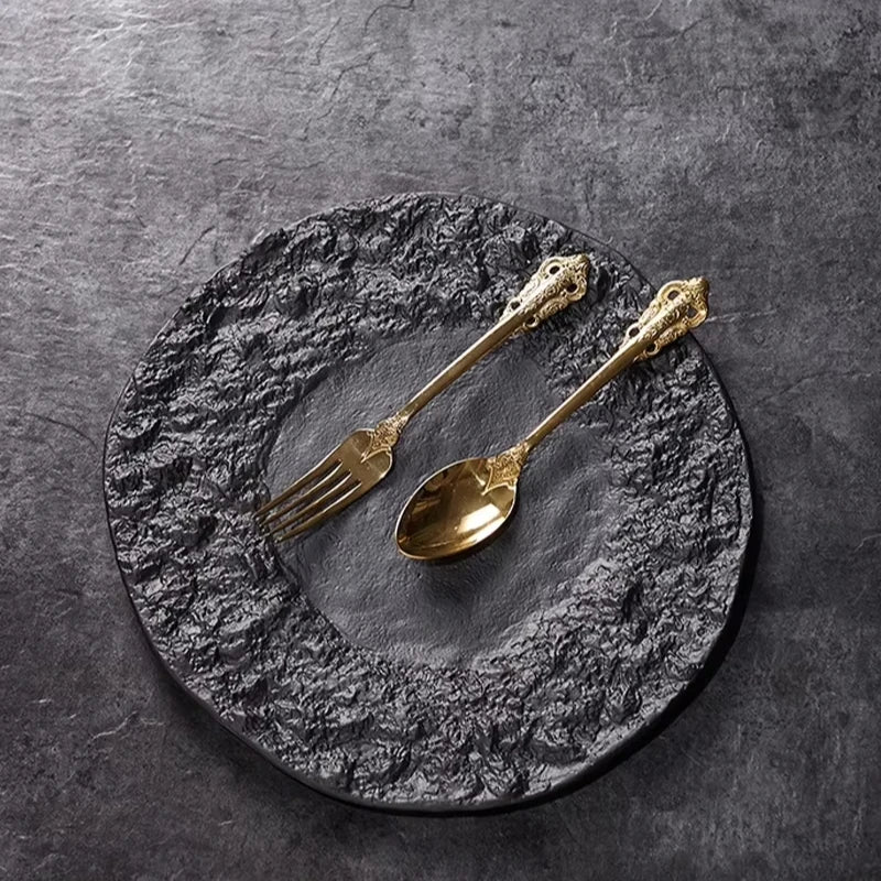 STONE DINING PLATE OBIO
