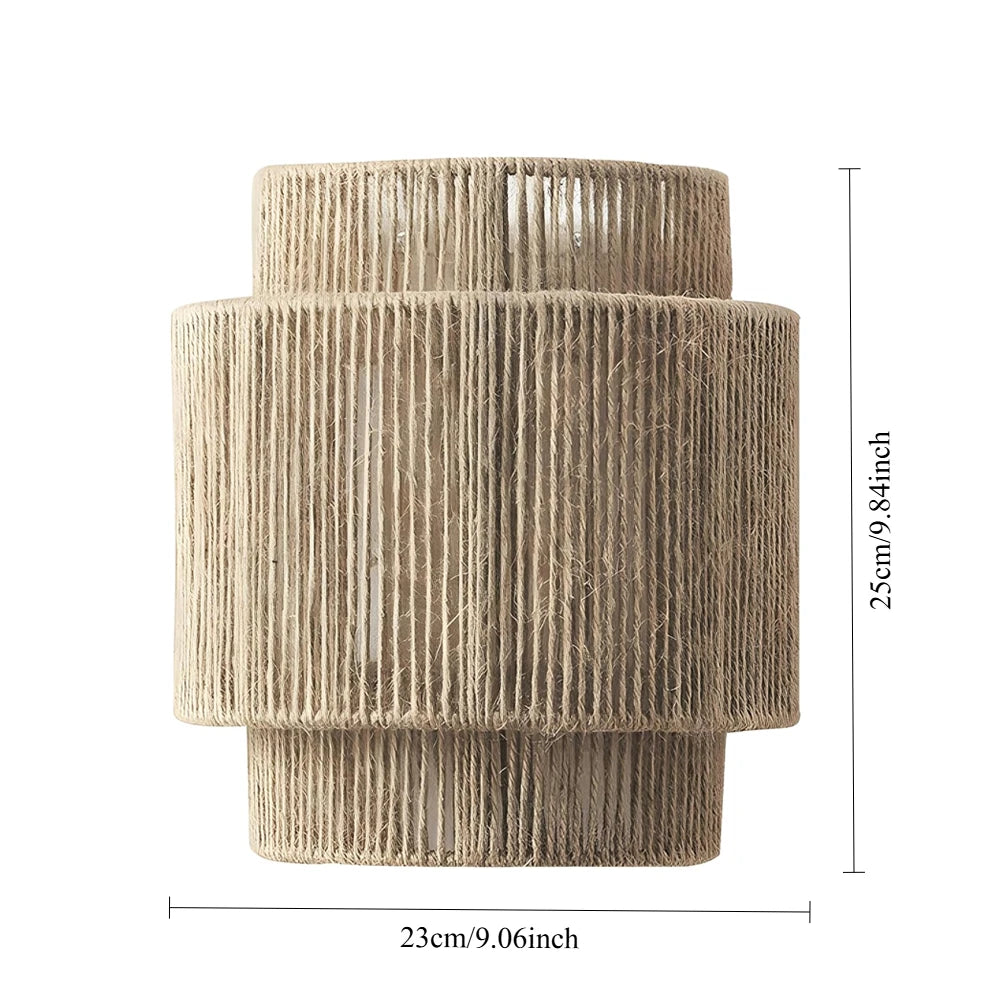 RATTAN WALL LIGHT