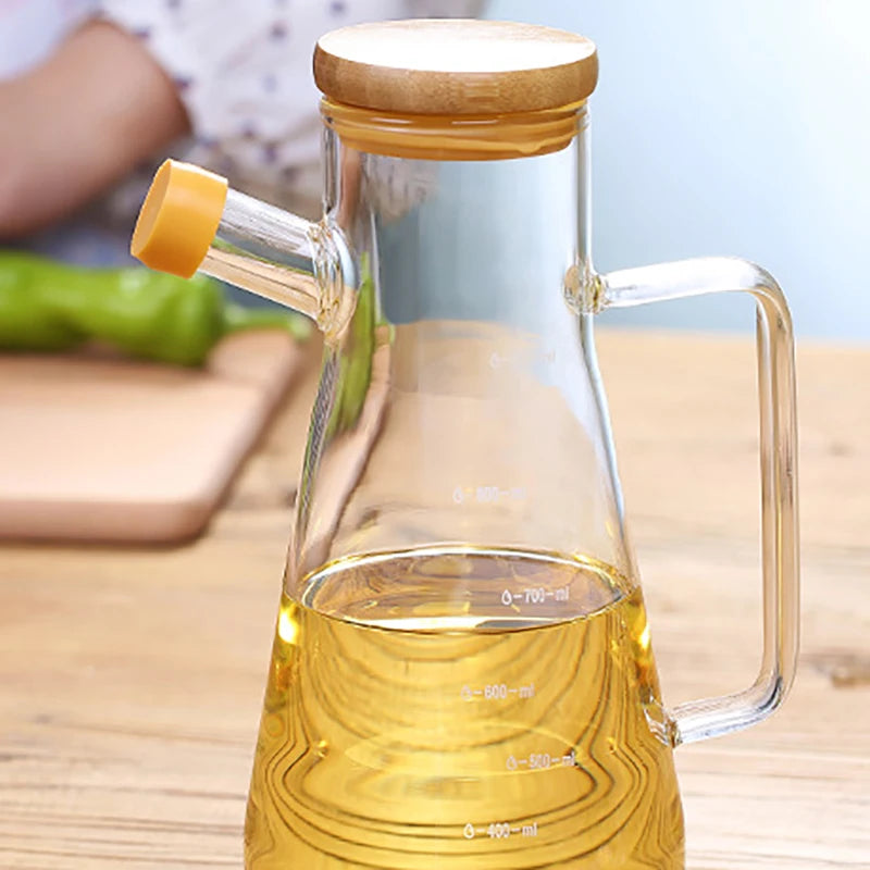 GLASS OIL BOTTLE