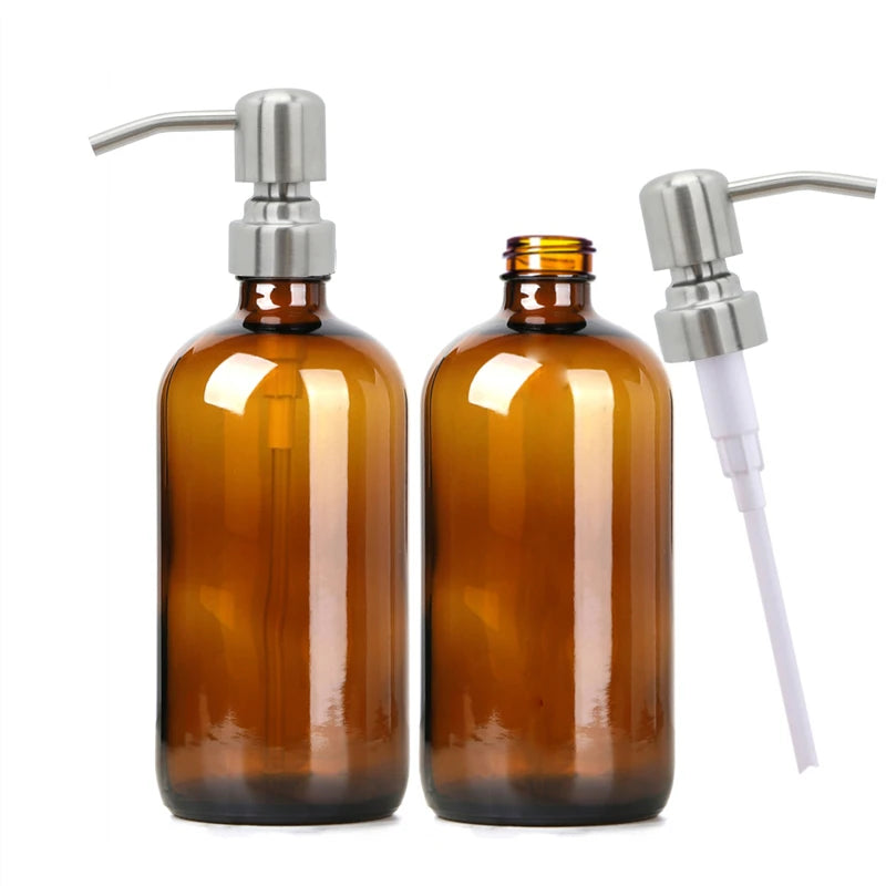 GLASS SOAP DISPENSER