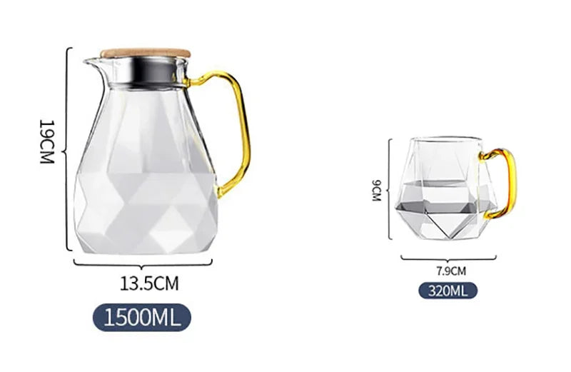 GLASS TEAPOT SET